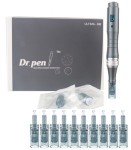 Dermapen M8w Bezprzewodowy Mezoterapia Mikroigłowa + 10 kartridży