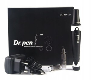Dermapen A7 Mezoterapia Mikroigłowa + 2 kartridże 