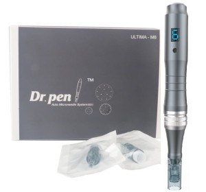 Dermapen M8w Bezprzewodowy Mezoterapia Mikroigłowa + 2 kartridże 