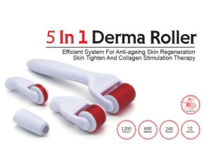  Derma Roller 5 w 1 ciało, twarz, oczy, stamp